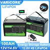 VariCore 12.8V 100AH ​​LiFePO4 배터리 12V 리튬 철 인산염 배터리 골프 카트 용 6000 사이클 자동차 라이터 태양 광 골프 카트 1