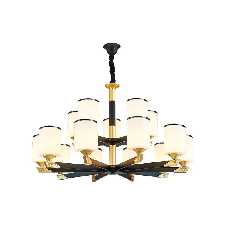 

Guangdong Zhongshan New Chinese Living Room Light 2023 New High-end Restaurant Bedroom Chandelier Zen Lighting