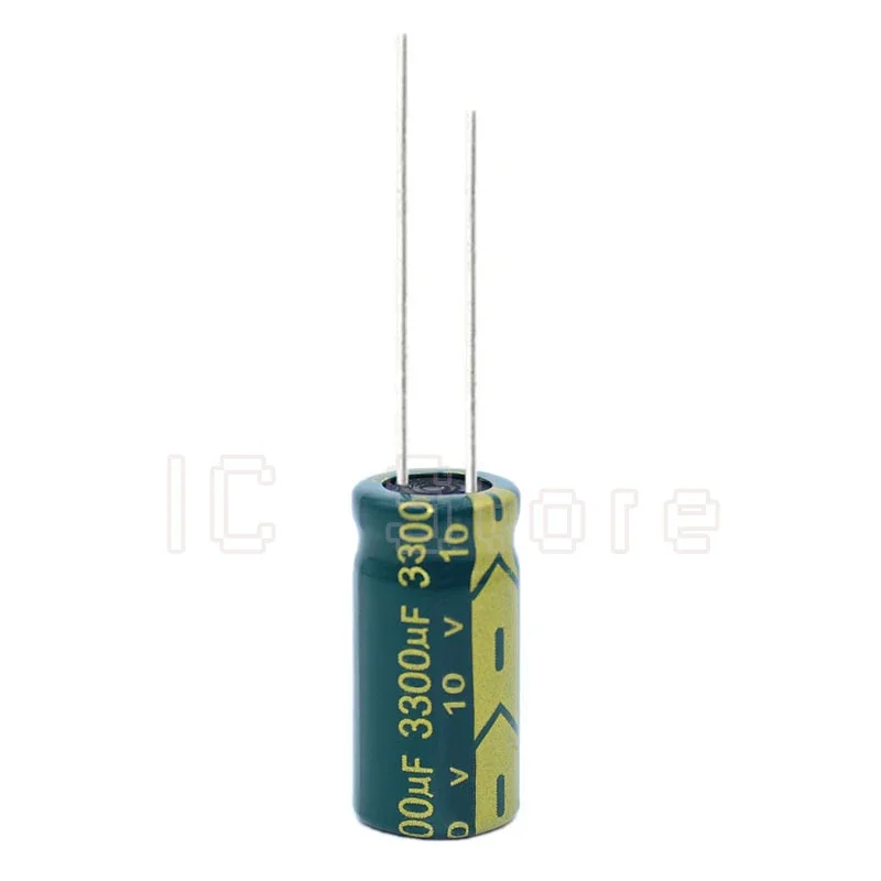 20PCS 10V 3300uf Capacitor Low ESR High Frequency 10x20mm 10V Aluminum Electrolytic Capacitor 10*20