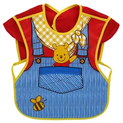 Disney Cartoon impermeável Baby Bibs, Recém-nascido alimentação Saliva Toalha, Novo Design