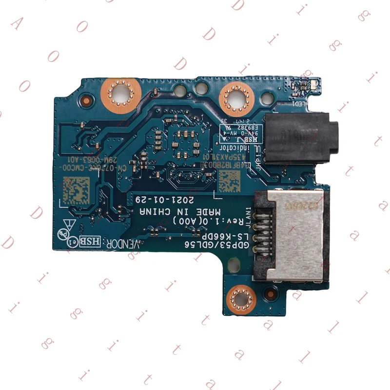 Z... 07C6KC For Dell G15 5515 5511 5510 USB Audio Board GDP53/GDL56 LS-K66DP