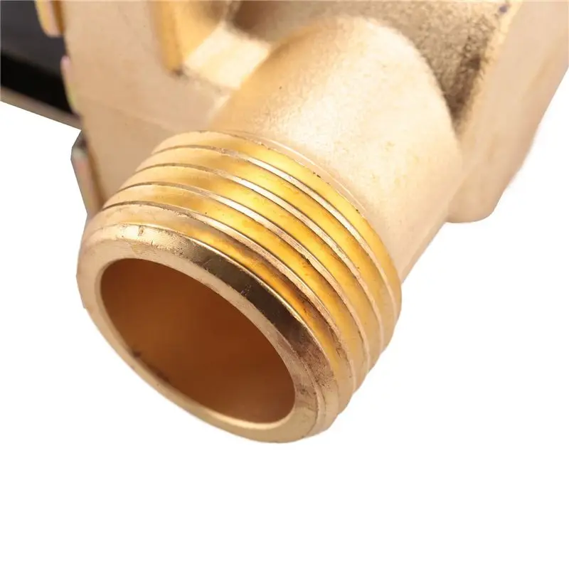 DT17 4pcs 1/2 Inch AC 220V Normally Closed Brass Electric Solenoid Magnetic Valve Water Valve Solenoid Valves