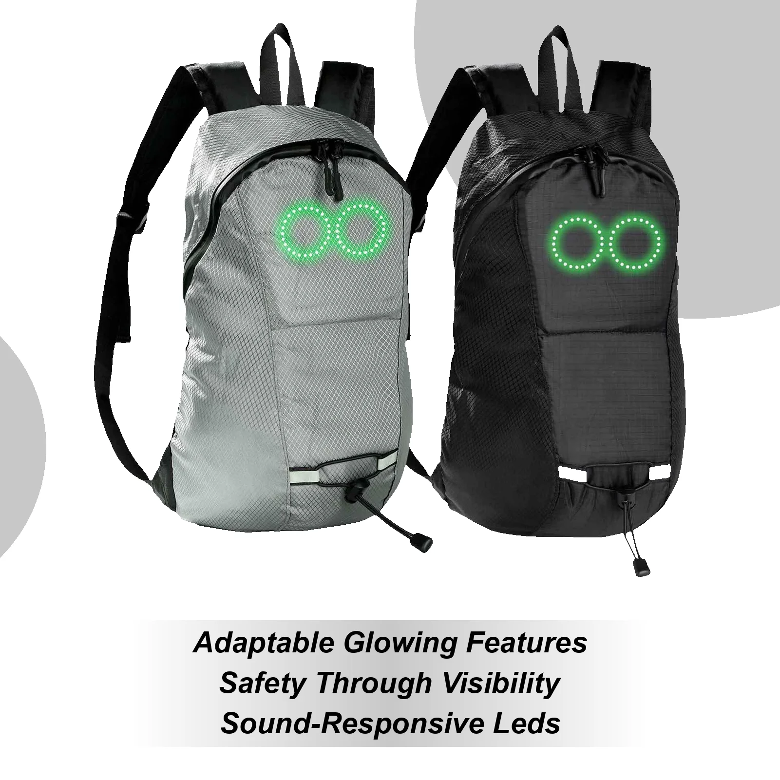 

Рюкзак с подсветкой, светящийся узор, дорожный рюкзак для ноутбука, большой вместительный велосипедный рюкзак для кемпинга, верховой езды, велоспорта, спорта