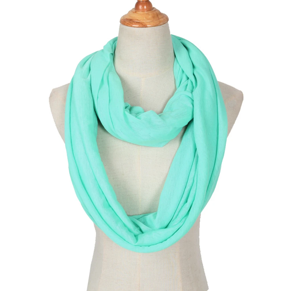 Convenient And Easy Operation Solid Color Scarf For Comfort Odorless Hypoallergenic Pullover Scarf