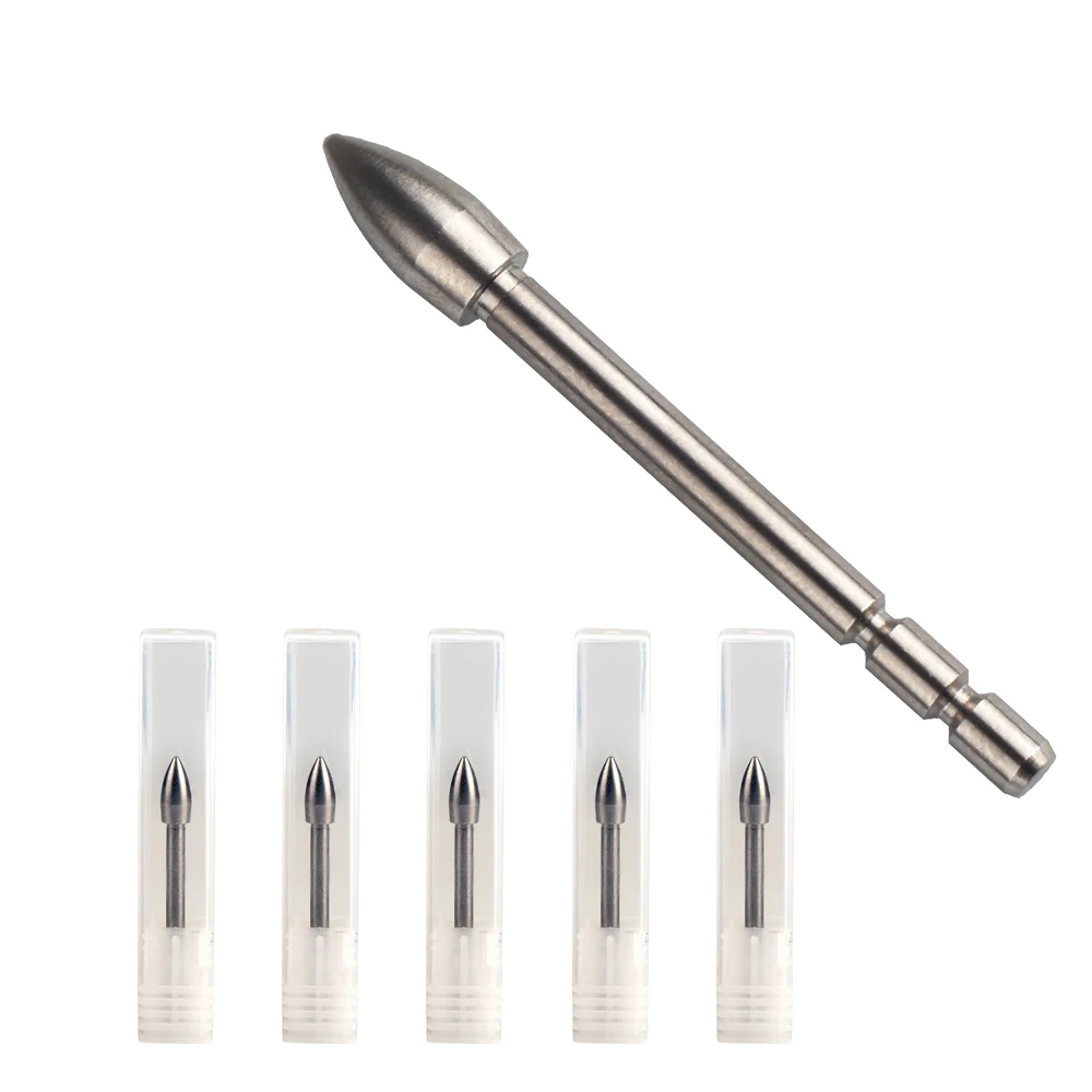 elite-tg-1pcs-120gr-stainless-steel-arrow-tips-32mm-id-tungsten-bullet-points-for-easton-x10-shaft-archery-target-shooting