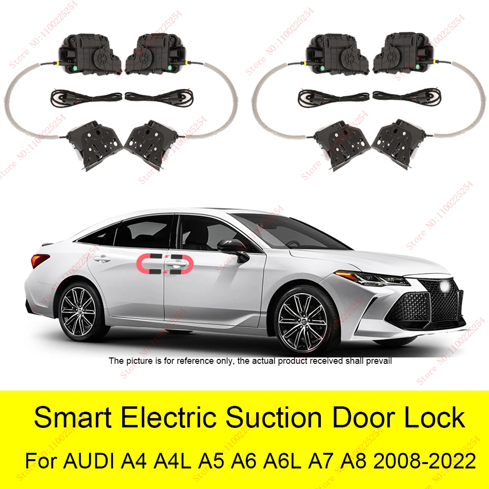 Smart Auto Electric Suction Door Lock for Audi A6 A7 Q8 A4 Automatic Soft Close Door Super Silence Car Vehicle Door