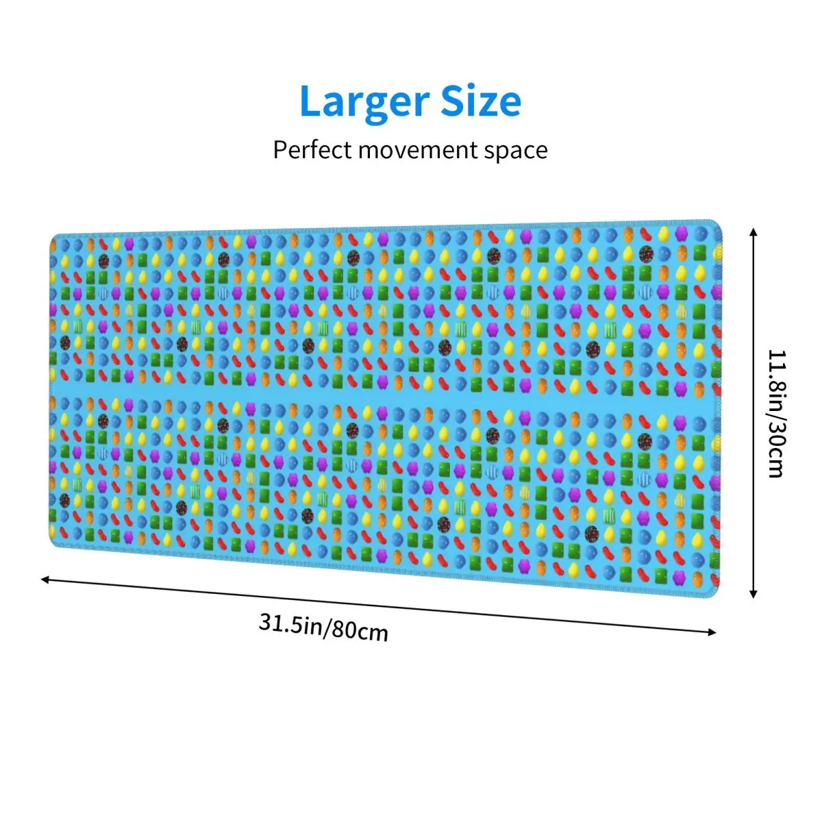 Large Mouse Pad All New Candy Crush Saga Gamer PC Laptop Mats Keyboard Carpet Computer Gaming Office Accessories Desk Mat