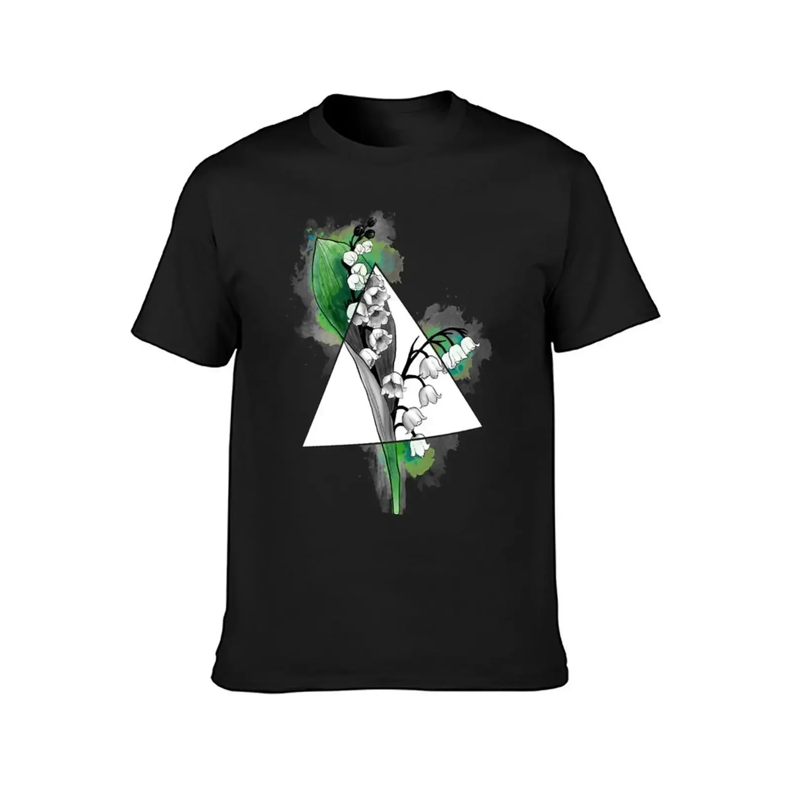 Lily-of-the-valley Prism T-Shirt blacks graphics mens t shirts pack