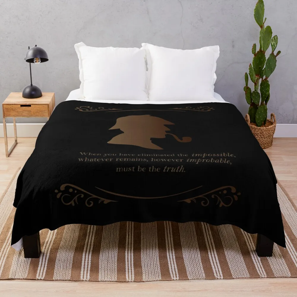 Sherlock Holmes Axiom Throw Blanket For Baby Blankets Sofas Of Decoration Bed Blankets