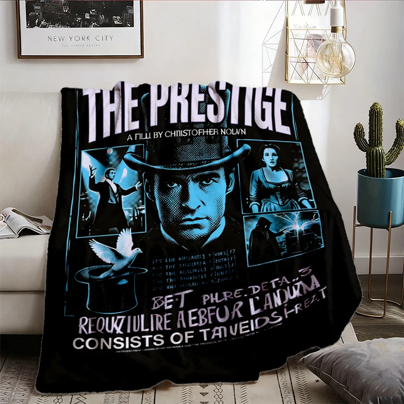 The Prestige Film Graphic Warm Blanket Christopher Nolan Magic Movie Cozy Blanket
