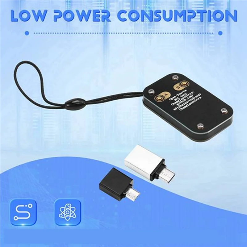 -A20Z Chameleon Ultra RFID قارئ الشرائح الذكية + 6XUID المفاتيح/بطاقة CUID تماس البطاقة الذكية المحاكي 125K 13.56M فك التشفير