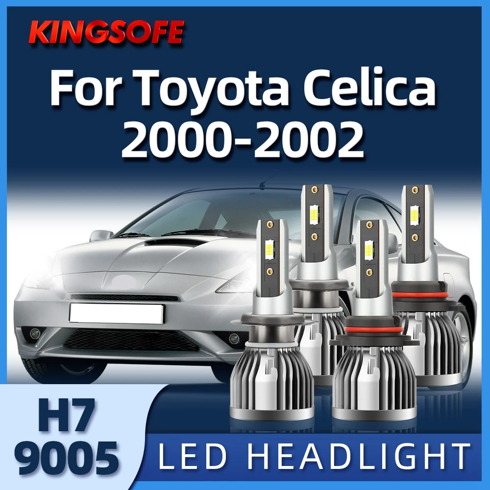 

KINGSOFE H7 LED Light 9005 Bulbs Car Headlight High Power 110W Auto Lamp For Toyota Celica 2000 2001 2002