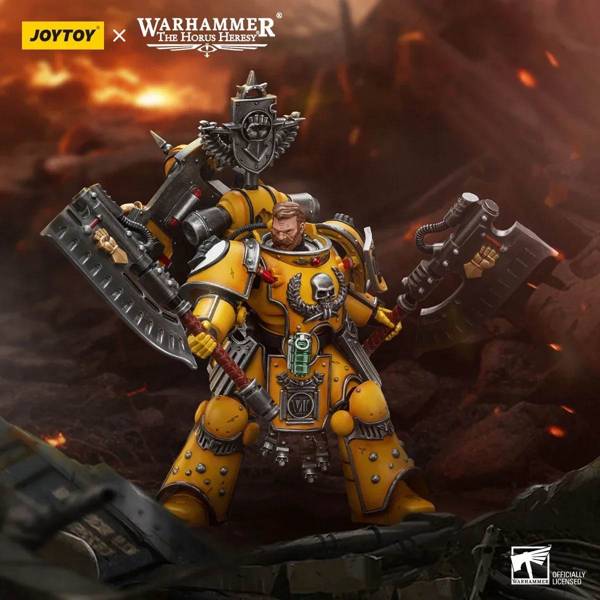 

JOYTOY Warhammer 40K 1/18 Action Figure Imperial Fists Fafnir Rann Anime Action Figure Model Toys Doll Collection Gifts In Stock
