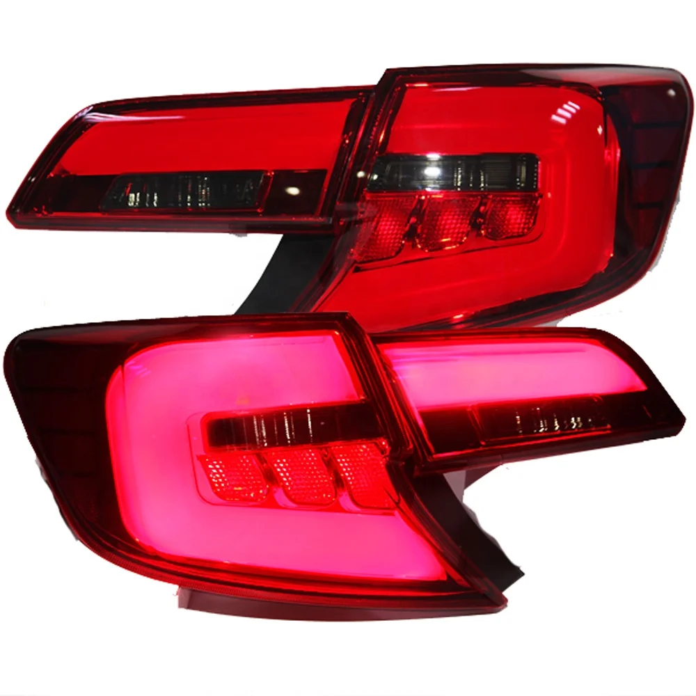

Rear Light Assembly LED Tail Lights for Camry 2013-2014 Year Red Black U.S Version YZ