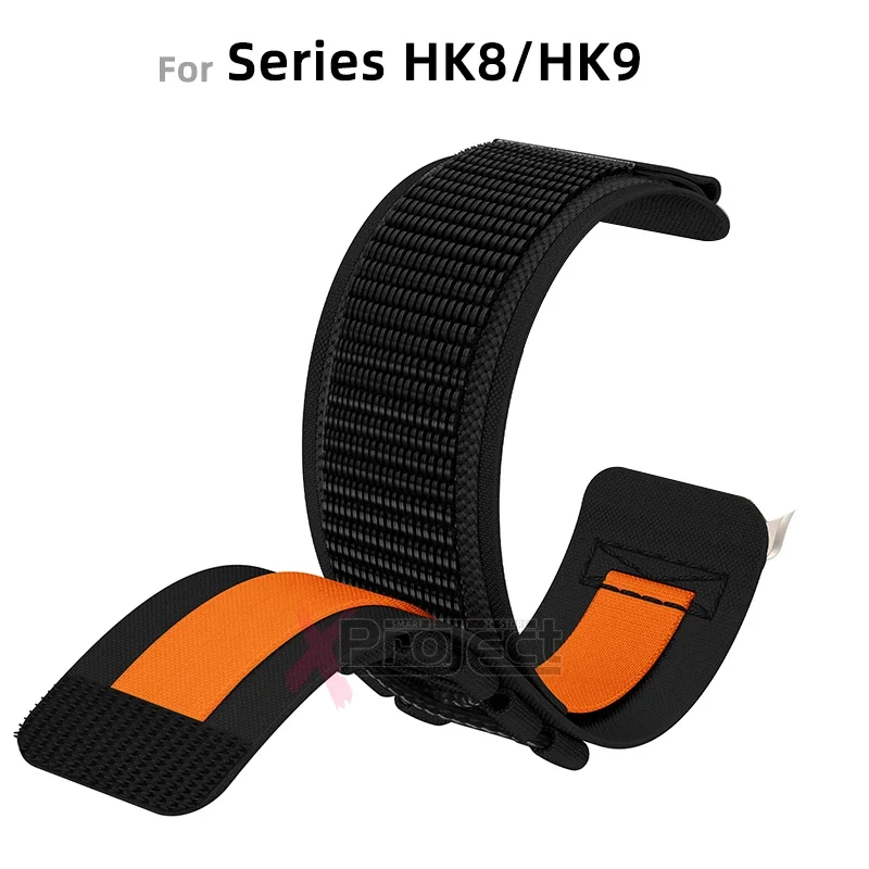 For HK8 PRO MAX Smart Watch Strap HK9 PRO PLUS HK9 ULTRA 2 HK ULTRA ONE Smartwatch Band Nylon Climb Fitness Sport Accessories