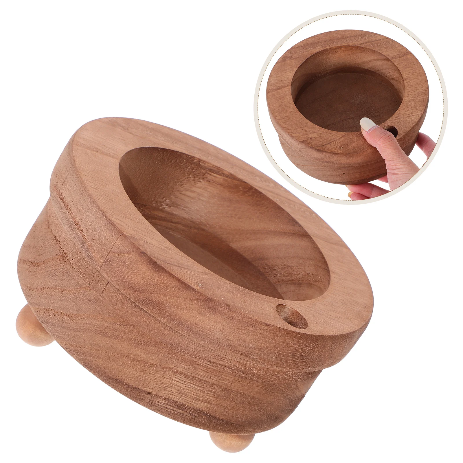 

Natural Wood Holder For Countertop Paper Cup Storage Organizer Coffee Bar Accessories Dispenser Bathroom Office Event Use Smooth