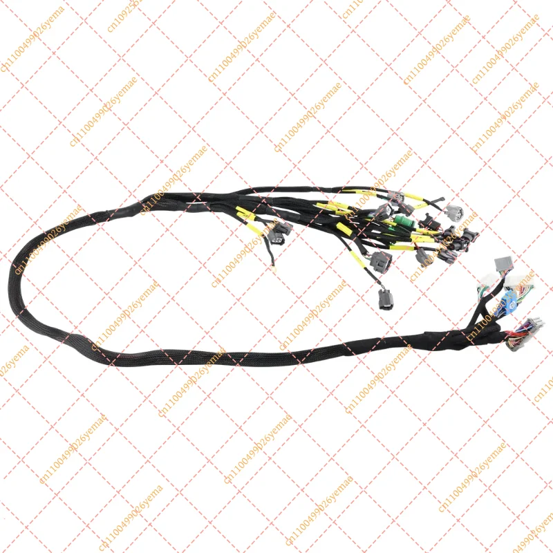 Engine Wiring Harness for 92-95 Honda Civic Integra B16 B18 D16 OBD1 Budget D & B-Series, Replaces CNCH-0BD1-1 ECH004-HC