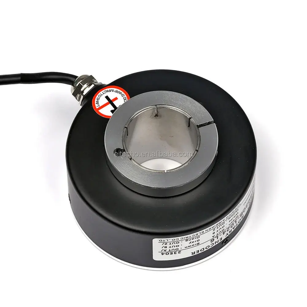 40mm Hollow Shaft Encoder Elevator Encoder Push Pull 100 200 360 400 500 600 1000 1024 2000 2500 PPR