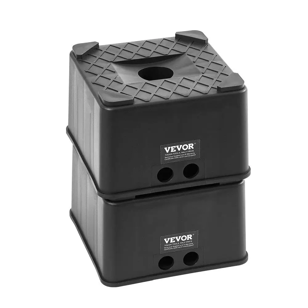 

Trailer Jack Blocks 2Pcs 6" High 6000lbs RV Leveling Blocks for 5th Wheels