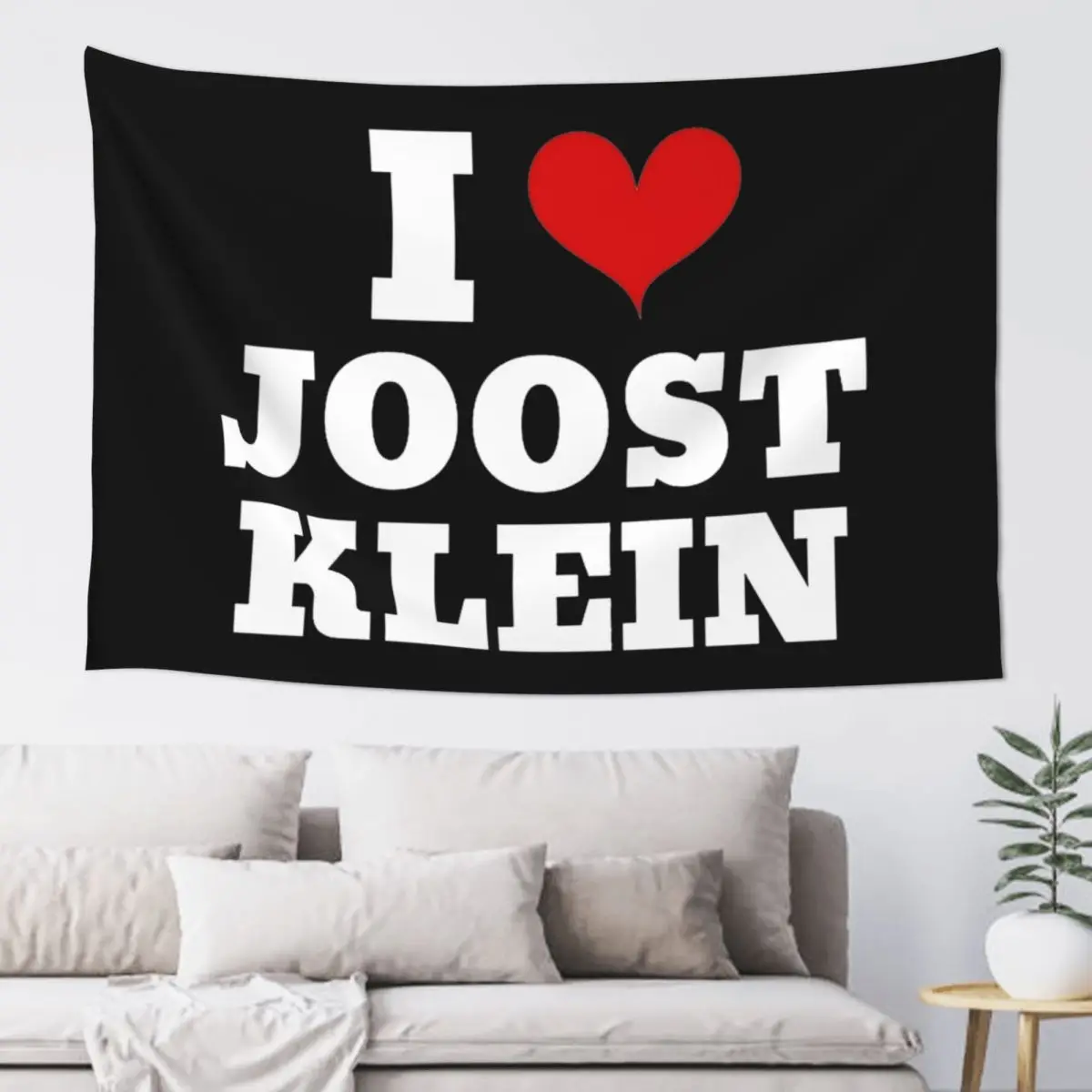 Europapa I Love Joost Klein Tapestry Wall Hanging Hippie Polyester Tapestry 2024 Eurovisions Europapa Joost Room Wall Decor