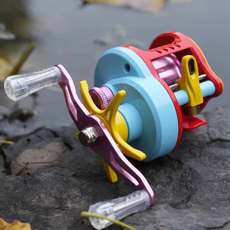 Rodamiento de tambor inteligente de CC con relación de transmisión 7.2:1, línea antiexplosión, señuelo de agua dulce, extremadamente ligero.