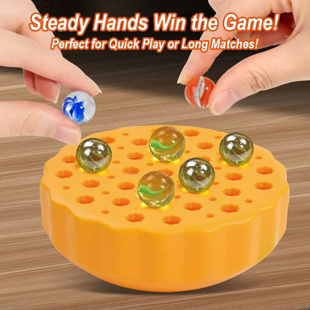 

60 Colorful Marbles Marble Ball Balancing Game Balancing Stored Inside Stack Balance Game Challenging Educational