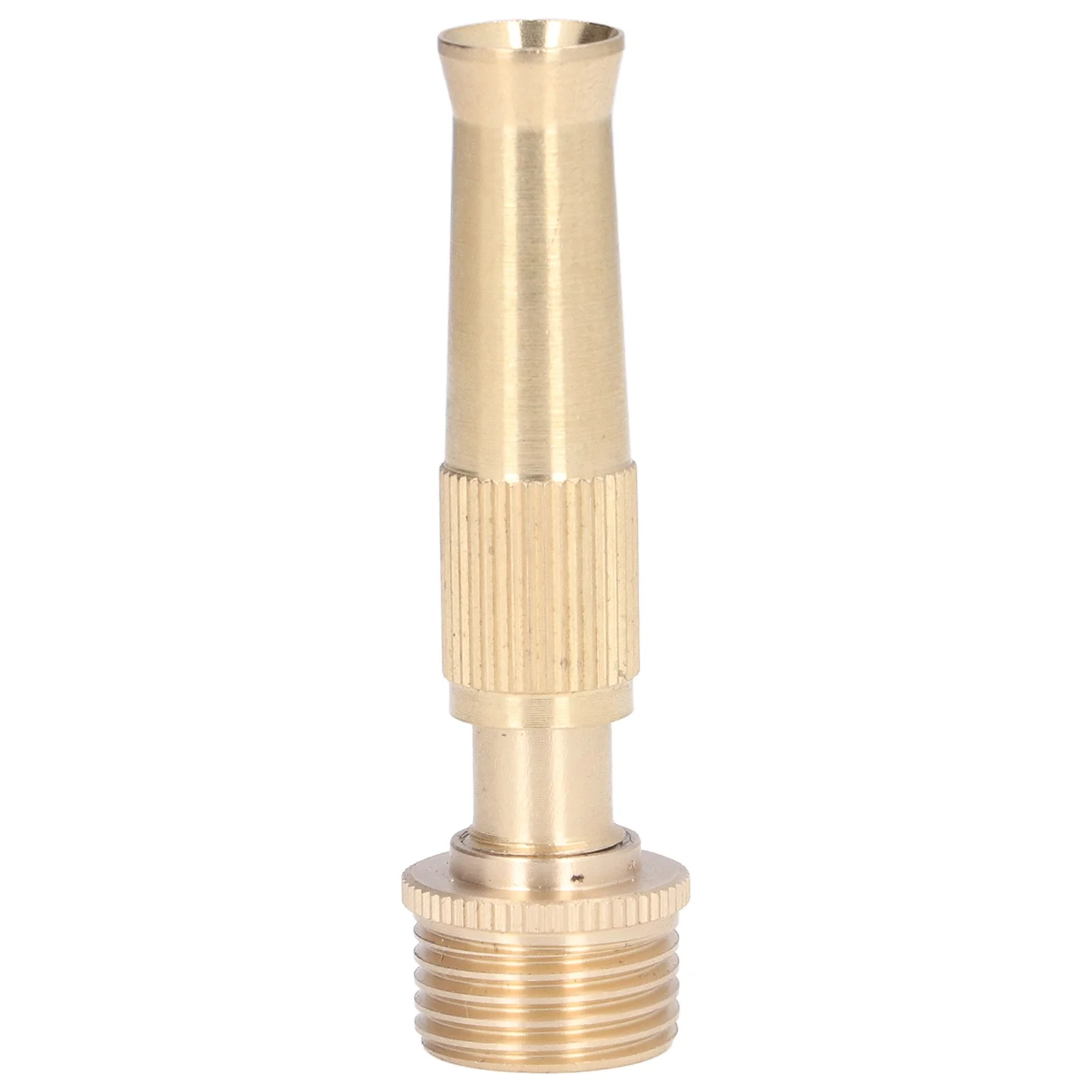 Water Hose Nozzle G1/2 External Thread High Pressure Resistant Rotatable Adjustable Garden Hose Nozzle Attachment
