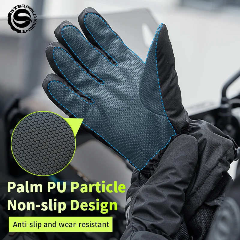 SFK Waterproof Motorcycle Raincoat Gloves Rainproof Cover Gloves 2026 New Summer Winter Men Women's Riding Non-slip Equipment