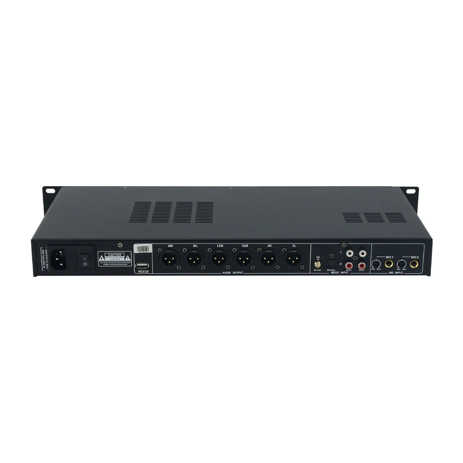 NEW X8 32-Bit DSP Wide Frequency Band BT Audio Processor Professional Digital Processor with Remote Control
