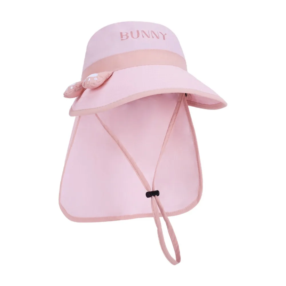 

Quick Dry Big Brim Children's Sun Hat Extended Shawl Foldable Children Beach Cap Sun Protection Cap Cartoon Fisherman Hat Baby