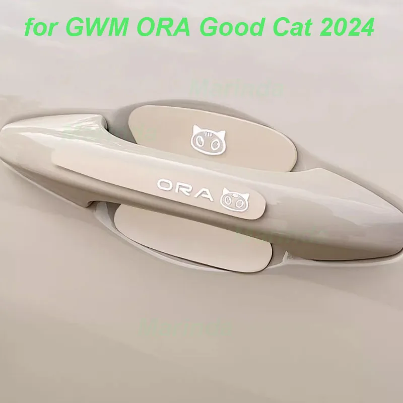 

Car Door Handle Cover for GWM ORA Good Cat 2024 Handle Door Bowl Anti-scratch Cover Protective Frame Exterior Accessories