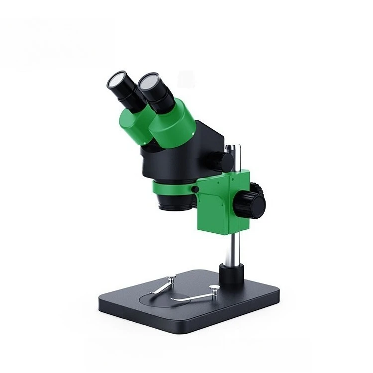 RL-M3T-B3 Trinocular High Definition Stereo Microscope with Large Platform + SS-033 Light Source + 0.5ctv Adapter + M17 Touch