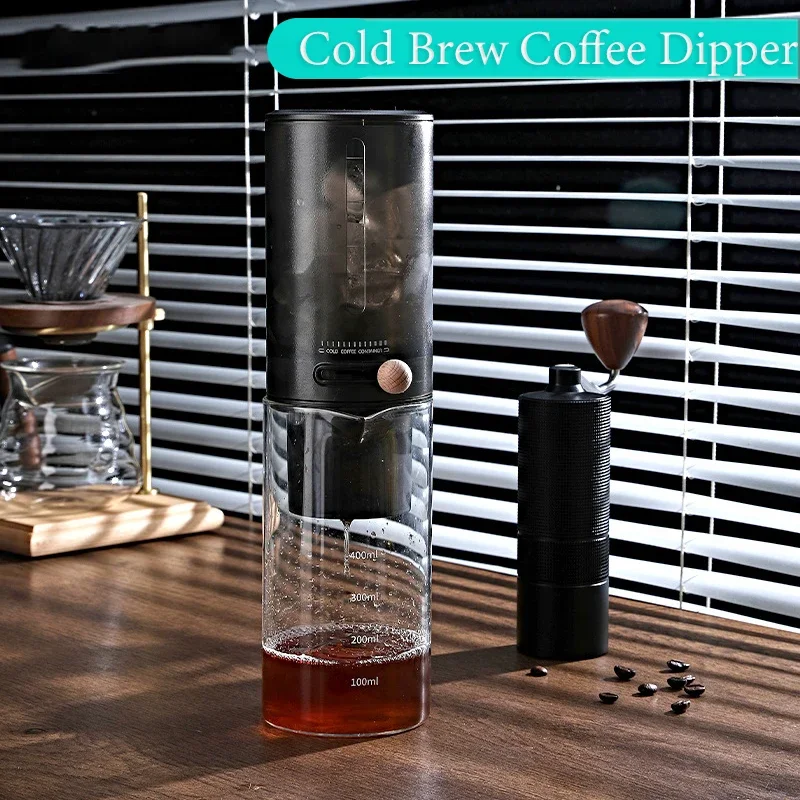 

Ice Cold Brew Coffee Maker,Tower Coffee Dripper,450ml Filter Cup,Making Tea Espresso Pot,Coffeeware Teaware,Home Travel Camping