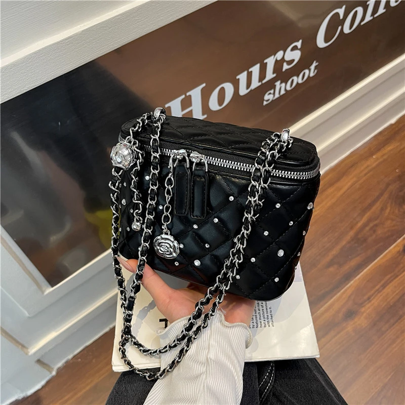 

Ladies' fashionable box shaped new PU shoulder bag crossbody bag luxury designer bags сумка designer luxury bag bags for woman