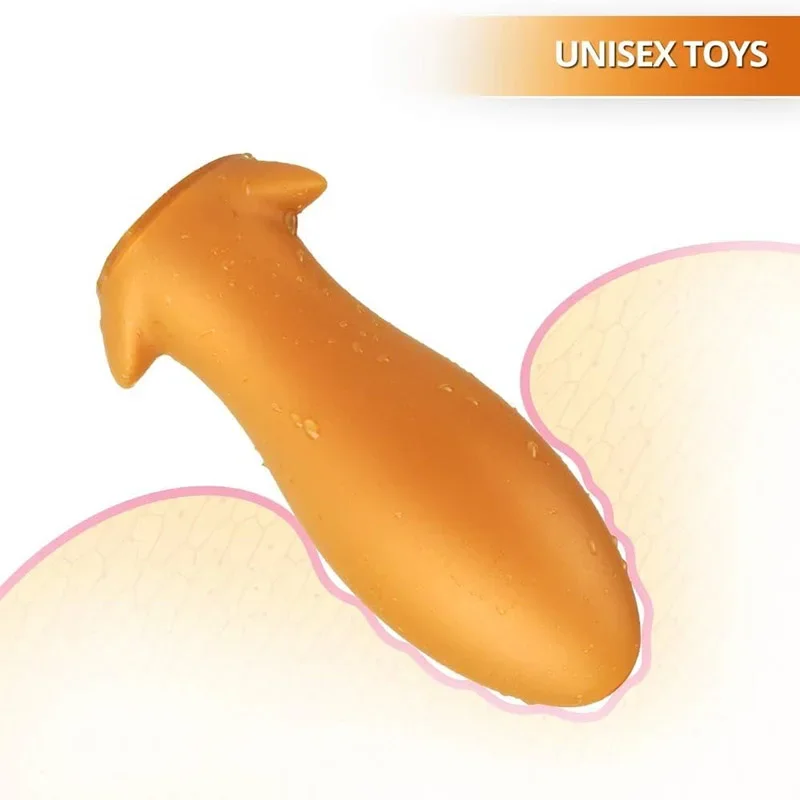 

Super Big Butt Plug Trainer Liquid Silicone Anal Plug Prostate Massage Anus Dilator Anal Ball for Beginner Advanced Men Women