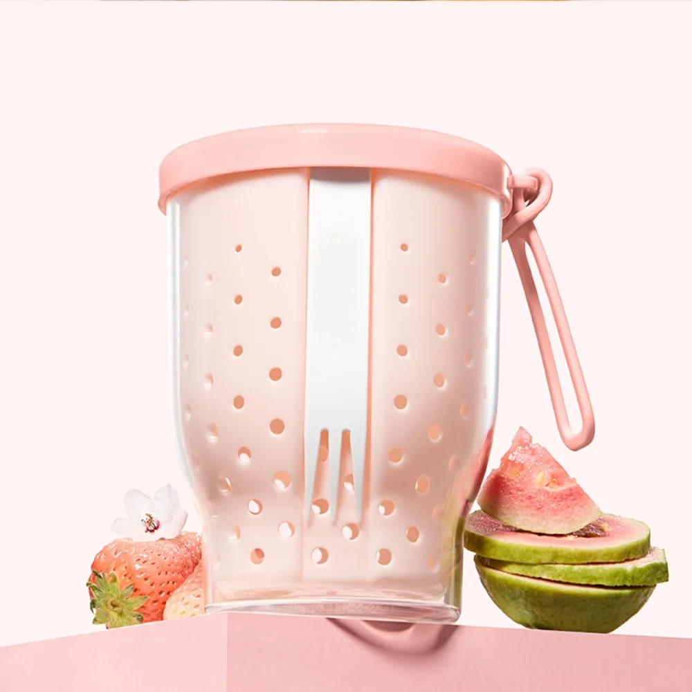 

New Leakproof Oatmeal Storage Jar with Lid Spoon Candy Color Breakfast Cups Salad Cup