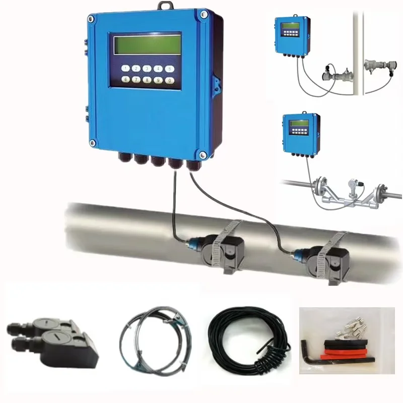 TDS-100F5-M2 high quality New Liquid Wall-mount Ultrasonic Flowmeter for Pipe Flow Meter