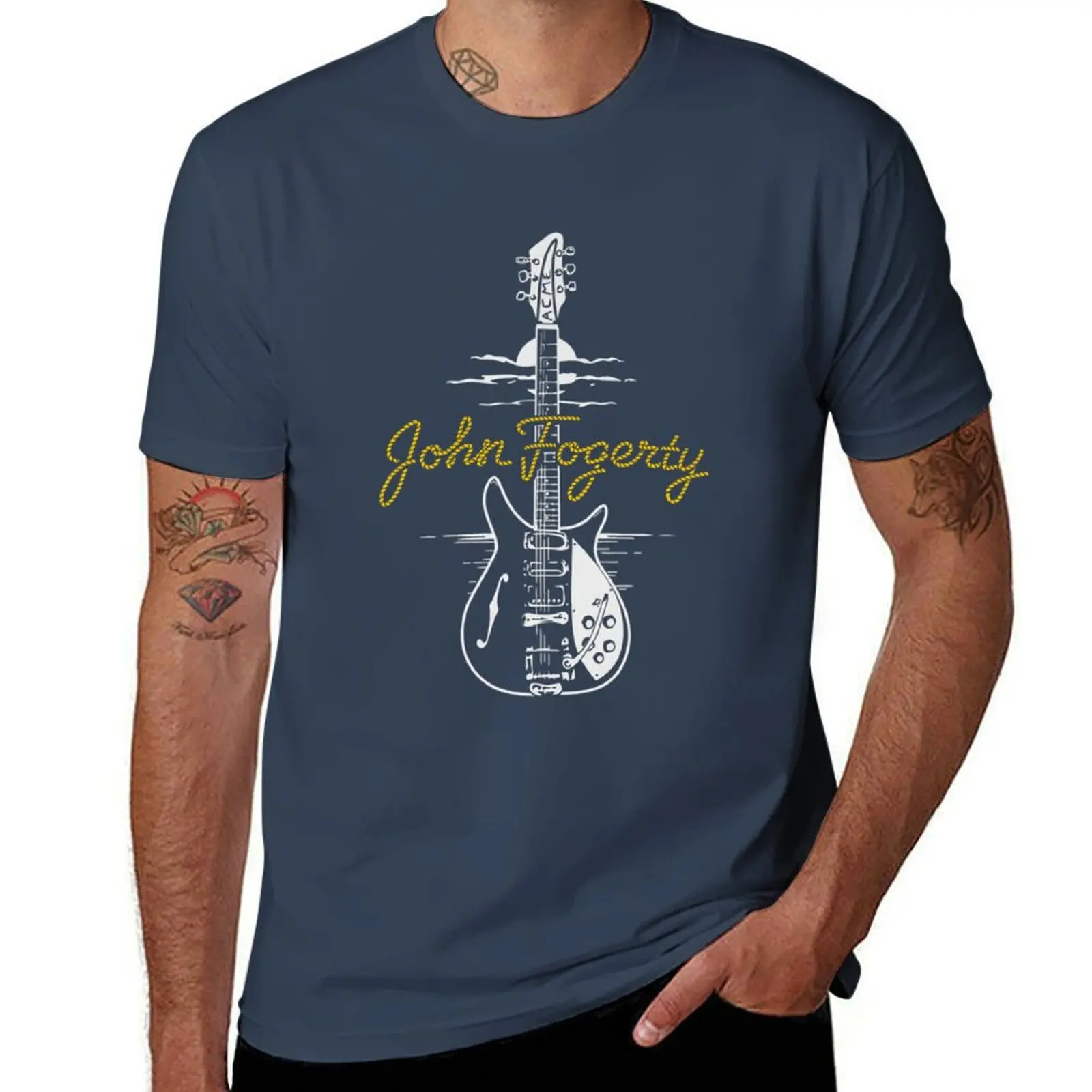 

John Fogerty Racerback T-Shirt Street Fashion Casual Tee Shirt