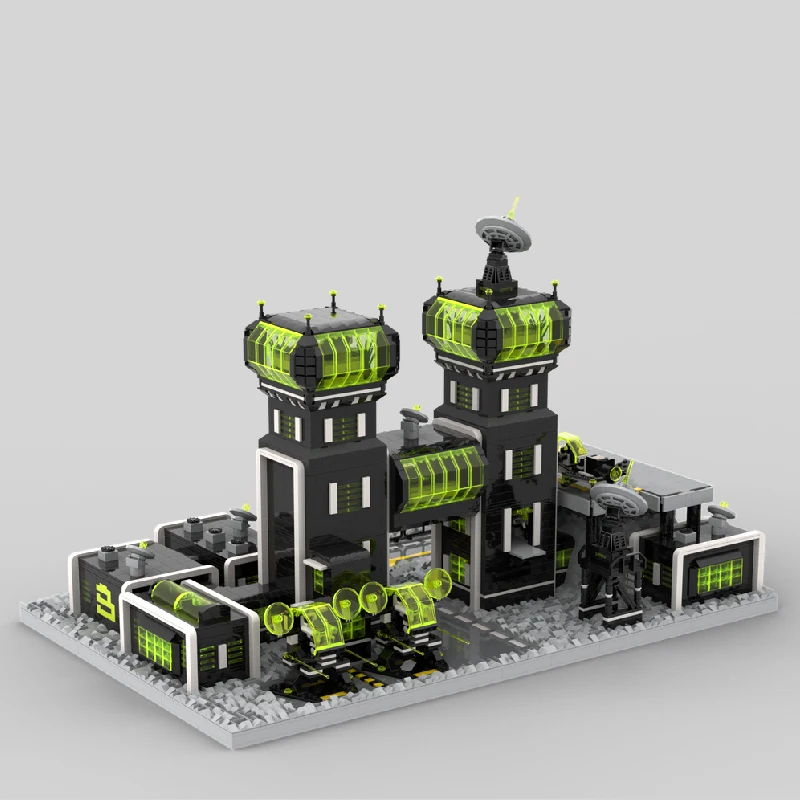 8139 PCS City Street Views Blacktron 2 Base MOC Customize Modular Building Block Model Creative Design DIY Assembly Toy Gift
