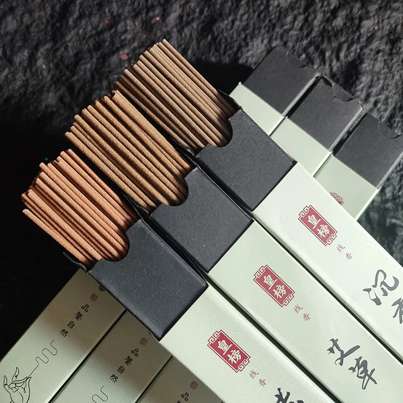 Y 120Pcs/Box Incense Sticks Sandalwood Agilawood Air Refreshing Home Fragrance Tearoom Yoga Meditation Buddhist Aromatherapy image 4