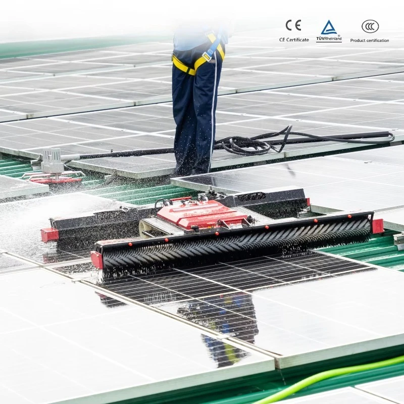 Commercial Dredging Robot Industry Solar Panel Cleaning Robot Electric Remote Control Photovoltaic Dry Wet Water Clean Equipment