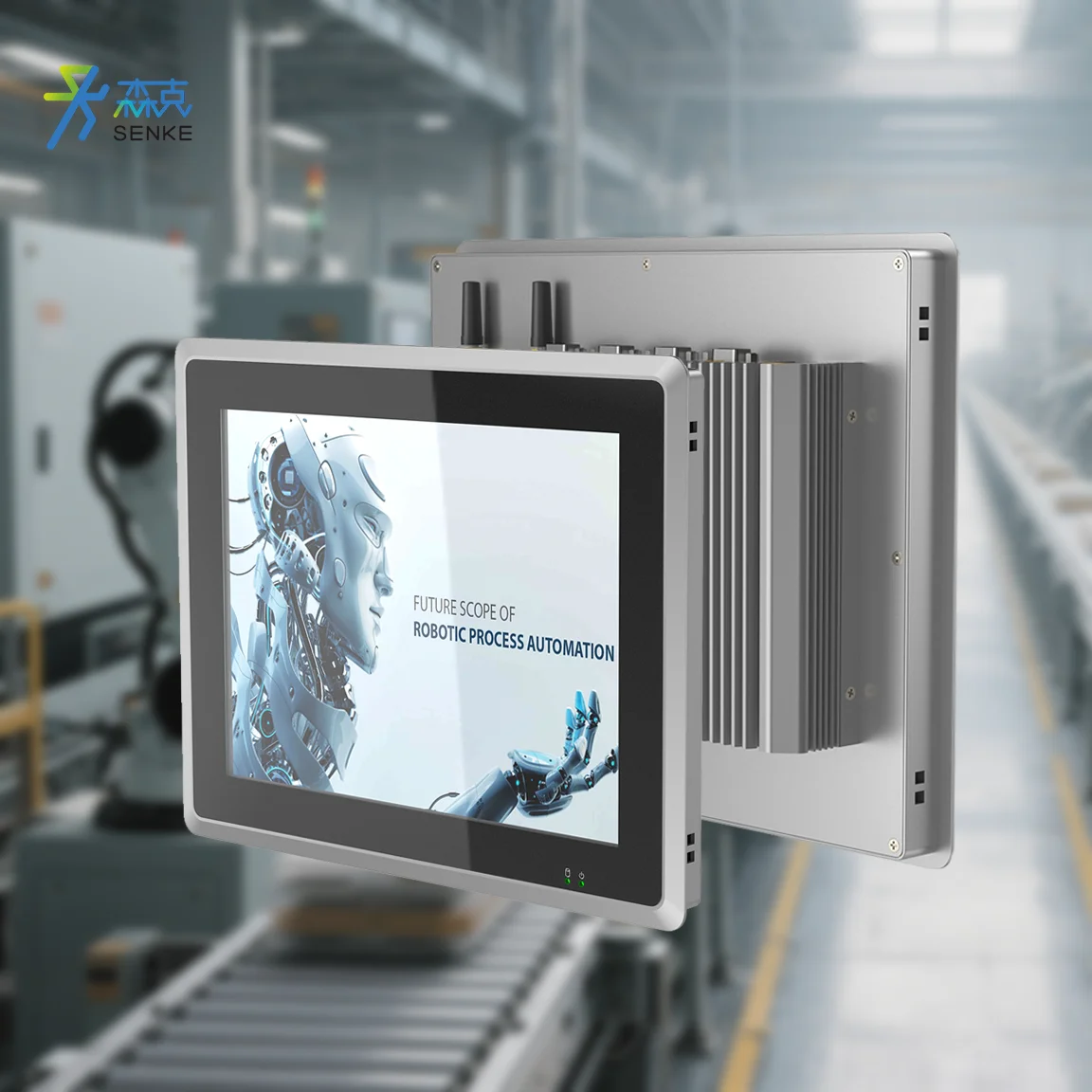 SENKE 13.3 15.6 Inch Industrial Touch Screen Android Panel PC Industrial Pcap Capacitive Touch LCD Panel Monitor Touch Display