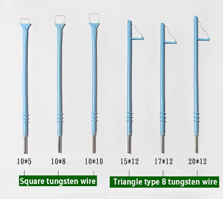 Faca de flange elétrica descartável, Gynecological Leep Knife Head, Eletrodo de cirurgia de alta frequência, Tampa de íon elétrico