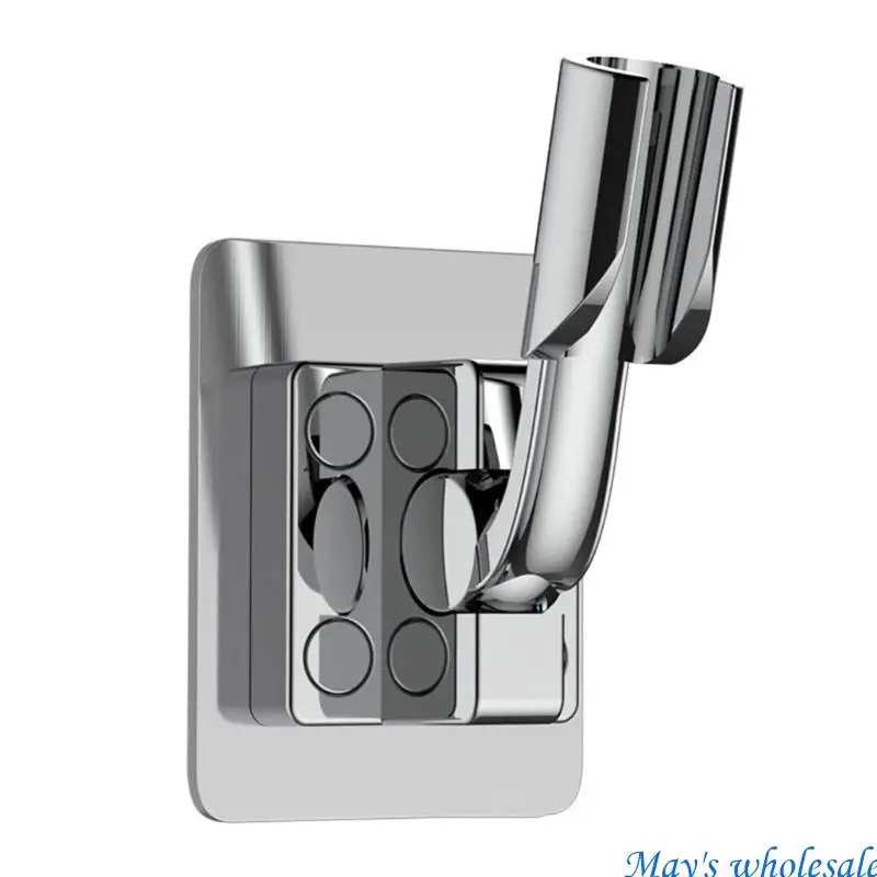 Shower Head Rest Replacement Wall Mounted Hand Shower Mount with Turning Neck and Secure Support for Bathroom Use 448A