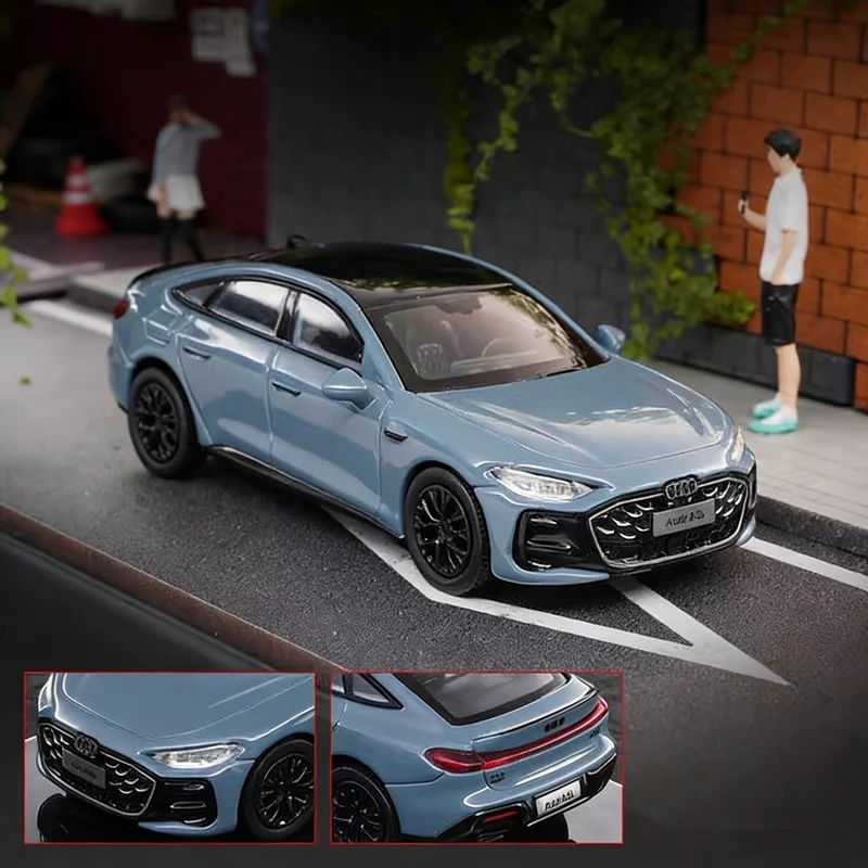 

New 1:64 2025 A5 A5L Sportback Coupe Alloy Sports Car Model Diecast Metal Vehicles Car Model Simulation Collection Kids Toy Gift