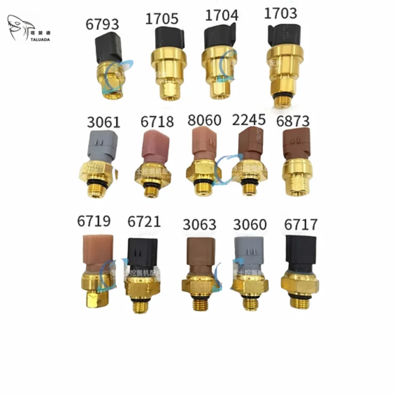 For Hydraulic Pump Pressure Sensor E312D2GC E315 E320 E329 E336 E349D2 Pump Oil Pressure Sensors Pressure Switches