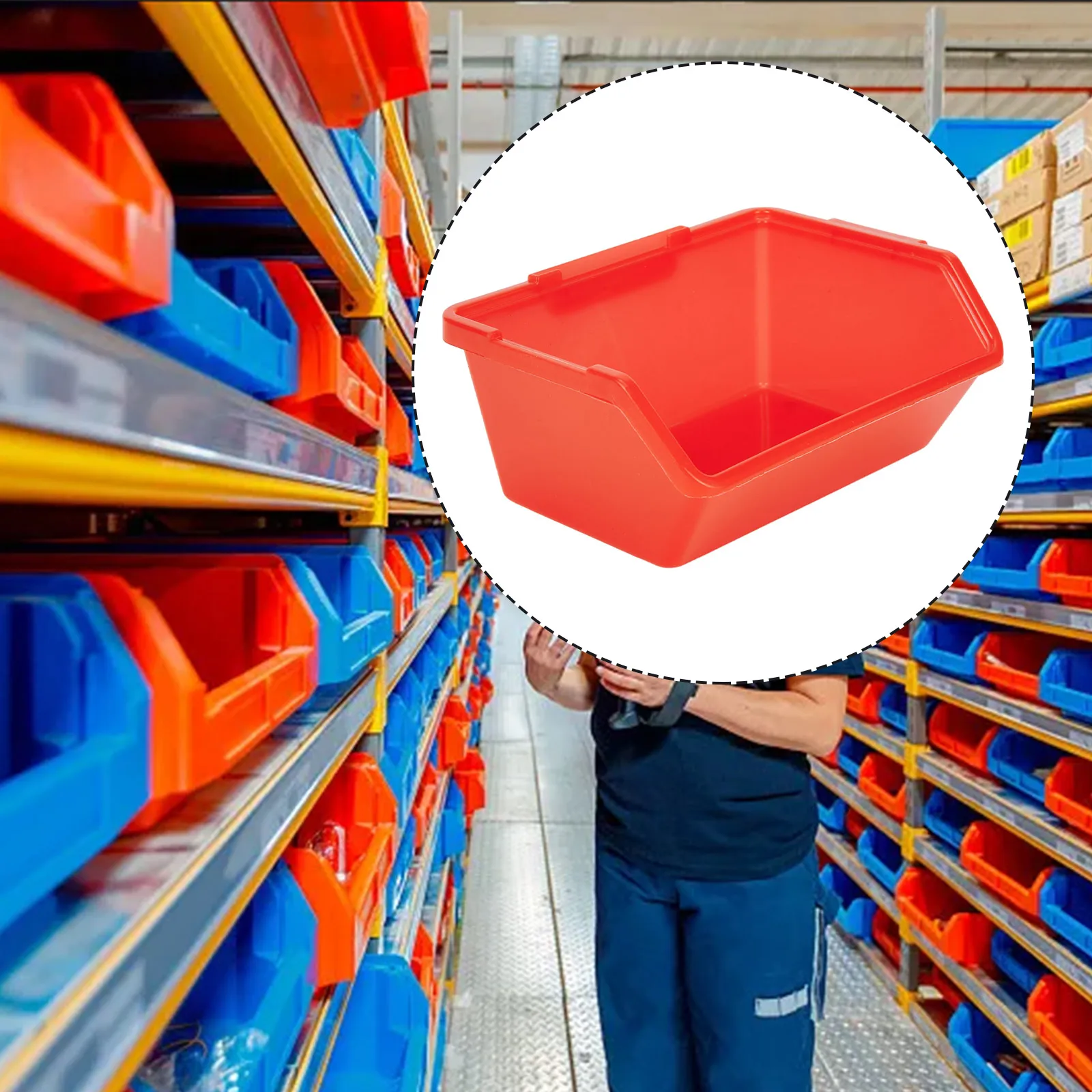 Plastic Case Storage Parts Box Component Parts Container Practical To Use Sorting Toolbox Storage Bins Hand Feeling