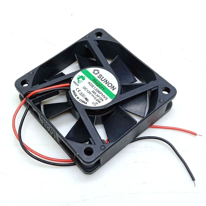 60mm Fan For Sunon KDE1206PHV3 DC 12V 0.6W 6cm 6015 60*60*15MM silent Cooling fan