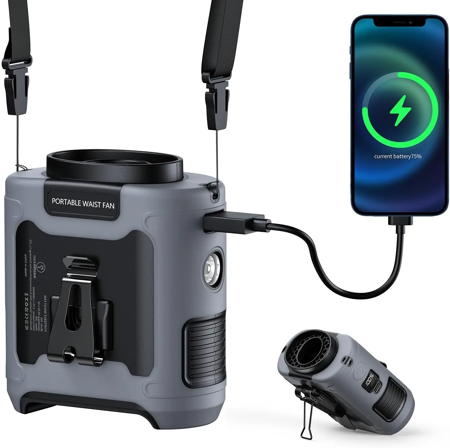 nouveau-ventilateur-portable-ia-2026-ameliore-rechargeable-10000-mah-a-clipser-sur-ceinture-ou-chemise-pour-le-refroidissement-corporel-souffle-de-l'air-froid-5-vitesses