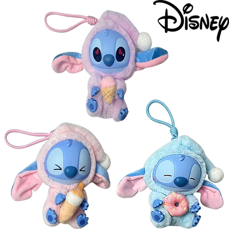High Quality Stitch Eat Something Before Sleep Series Plush Dolls Pendant Cute Doll Ornament Mystery Box Surprise Toys